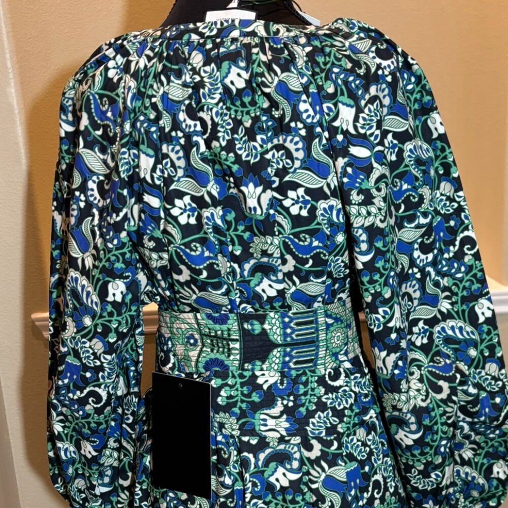 💚 NWT Tuckernuck Lyles Batik Floral Maxi Dress - Size XXL - Picture 8 of 14